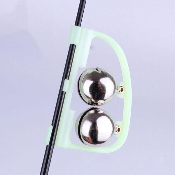 

luminous sea fishing feeder bell twin rod tip fish alarm tackle length 50mm accessories