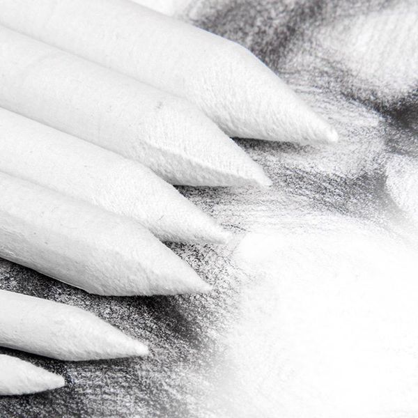 

7pcs/set blending smudge stump stick tortillon sketch art white drawing charcoal sketcking tool rice paper pen supplies pencils