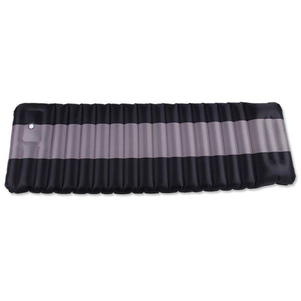 

outdoor pads air mattress moisture proof inflatable mat cushion with pvc camping bed tent sleeping pad black+gray