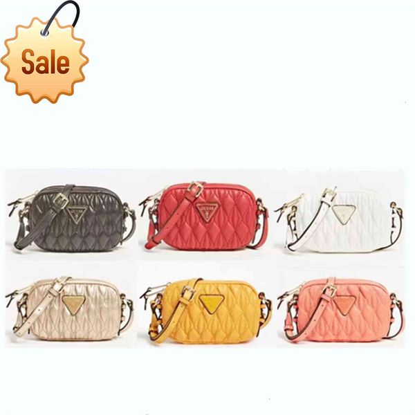 

gs new simple wrinkled inverted triangle camera single shoulder messenger bag