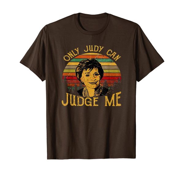 

retro funny only judy can judge me t shirt, White;black