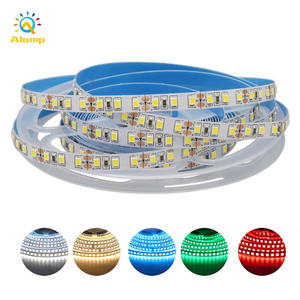 LED-Streifenlichter, 12 V, 2835 Streifen, 8 mm, 10 mm, 300 600 1200 LEDs, IP65, wasserdicht, warmweiß, blau, grün, rotes Bandlicht
