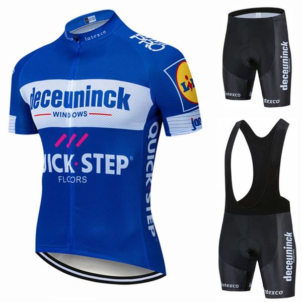 

blue cycling team clothing quick dry mens bicycle wear summer step pro jerseys 9d gel pad bike shorts set racing sets, Black;blue