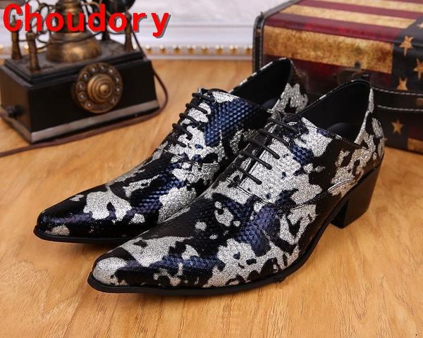 

dress shoes choudory summer mens green high heels lace up elegant italian leather brogue wedding shoe lasts, Black