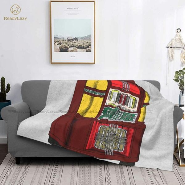 

jukebox blanket soft bedspread novelty fleece all weather blankets