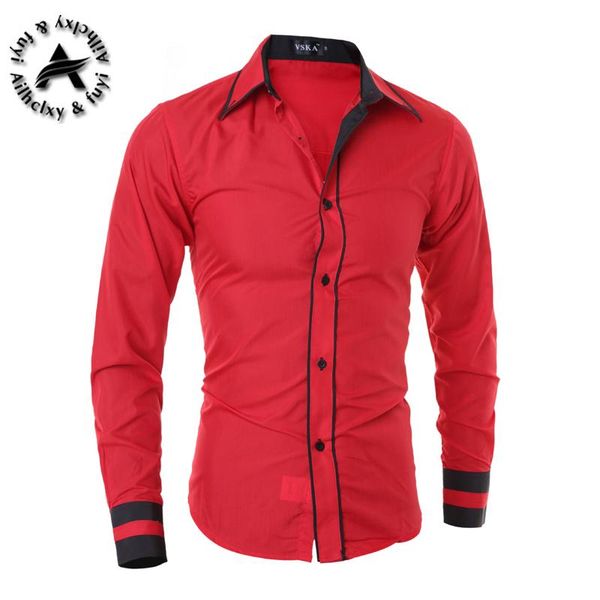 

mens slim fit unique men shirts plaid casual long sleeve dress striped shirt for clothes -xxxl men's, White;black