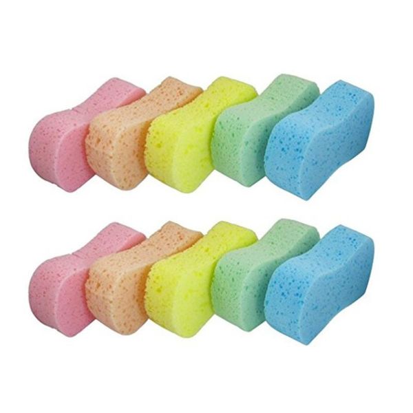 

car sponge 10 pcs wash sponges bone design for polishing porous