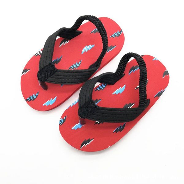 

slipper kruleepo children beach travel flip flops shoes kids girls boy handiness outdoor casual sandals, Black;grey