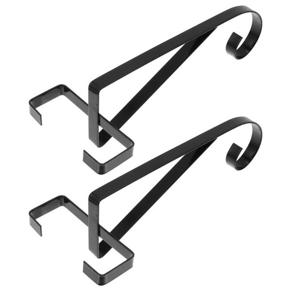

storage baskets 2 pcs wall flower basket bracket hanging hook iron plant hanger
