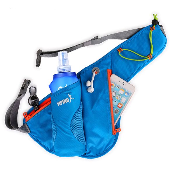 

belt bags 4 colors women men running jogging cycling waist pack sports runner bag water 500ml soft flask holder