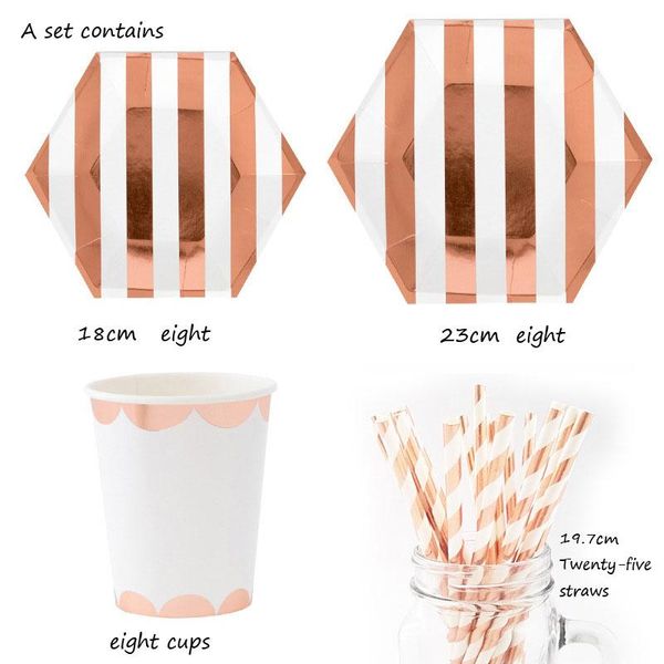 

disposable dinnerware party tableware paper straws cup plates table gift bag decoration wedding birthday supplies christmas