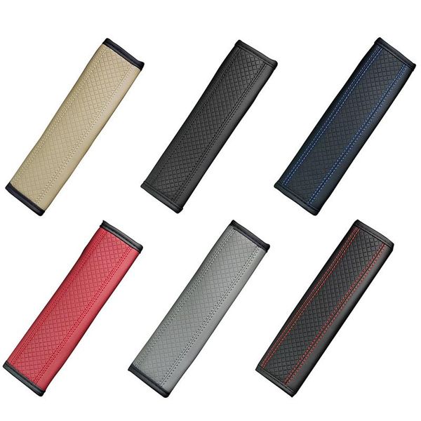 

safety belts & accessories for car seat belt padding interior cover shoulder leather pads cushion harness automobiles
