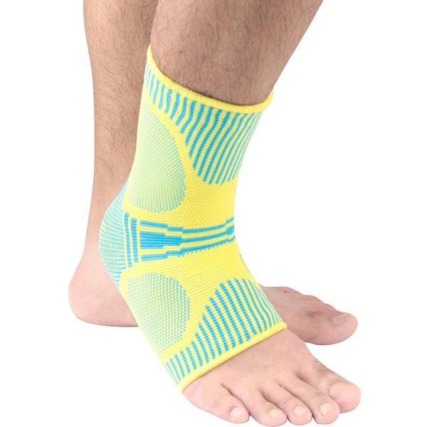 

ankle brace compression support sleeve for recovery joint pain foot sports socks elastic breathable, Blue;black