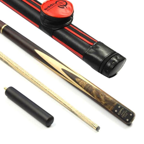 

arrival cuppa 3/4 snooker cues stick 9.8mm tip with cue case set 3 options china 2021 billiard