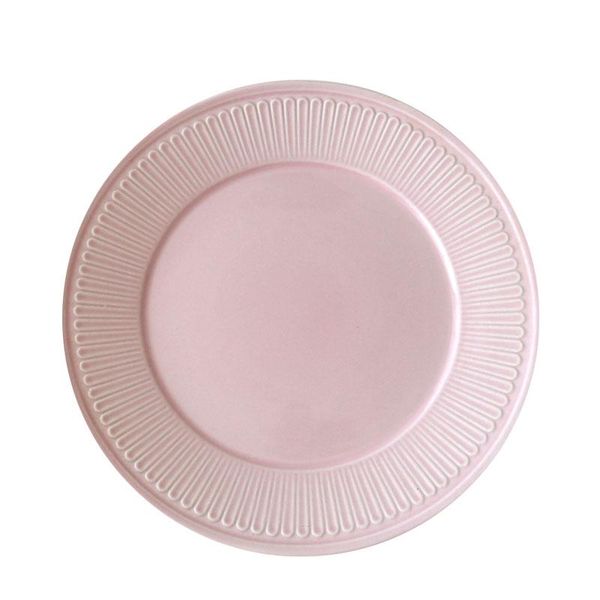 

dishes & plates midoshark pink piano pattern roman stripe ceramic dinner plate