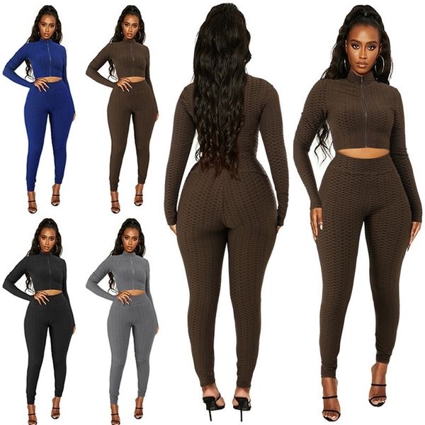 

women's 2021 autumn winter new pineapple yoga suit sportswear women