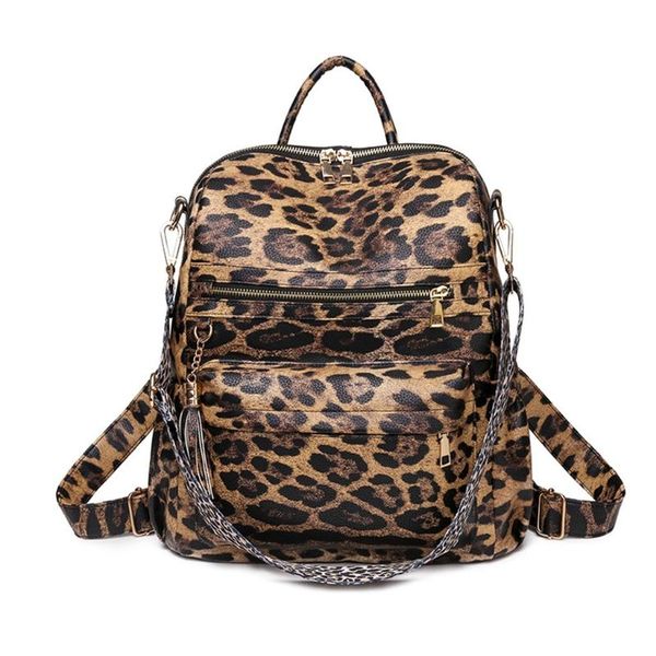 

school bags women pu leather backpack convertible ladies casual daypack shoulder bag