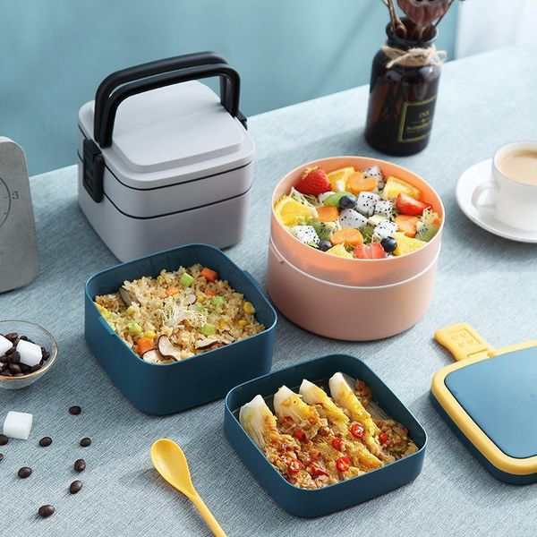 

storage bottles & jars square pp lunch box 3 colors kitchen nordic color wind canister keep fresh clear container
