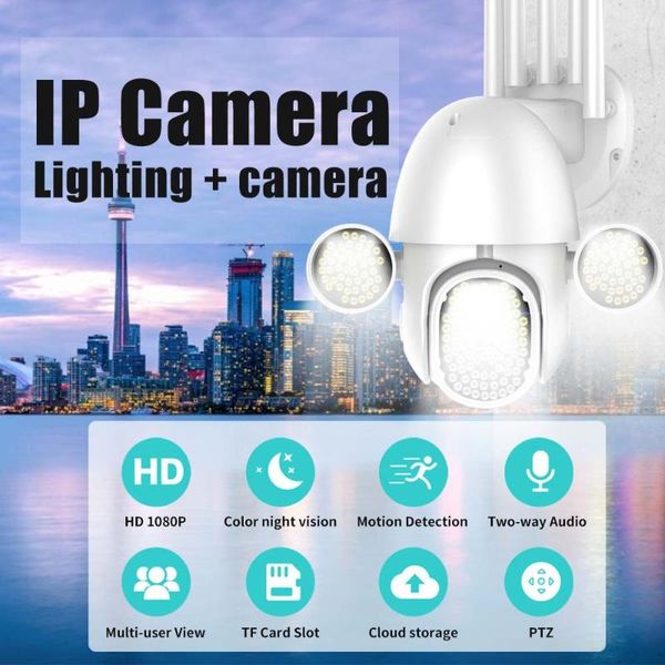 

wifi ptz ip camera outdoor 1080p surveillance exterior auto tracking waterproof night vision security cctv cameras