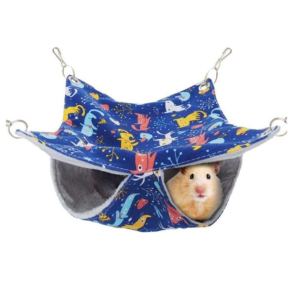 

small pet double bunkbed hammock bird warm sleeping bed for parrot budgie parakeet cockatiel conure ferret sugar glider squirrel cages