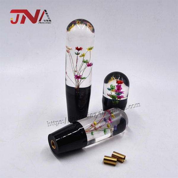 

cm crystal bouquet car shift knob universal manual gear lever head