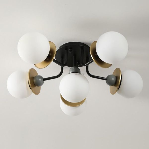 

ceiling lights nordic led glass light living room bedroom home decor lighting fixtures dining lamp luminaire
