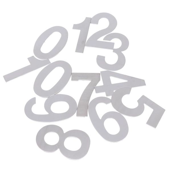 

party favor 10pcs stainless steel el numbers 0-9 street address number stickers