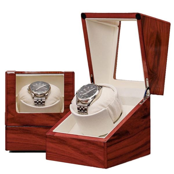 

watch boxes & cases automatic winder jewelry organizer box rotation holder wristwatch accessories universal mechanical motor shaker collecti, Black;blue