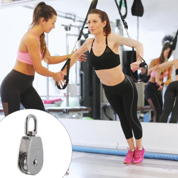 

accessories fitness pulley stainless lift wheel single hanging wire towing