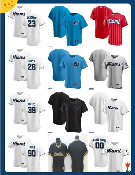 

men women youth 90 adam cimber 26 garrett cooper 39 john curtiss 23 corey dickerson custom baseball jersey blank black white gray blue, Blue;black