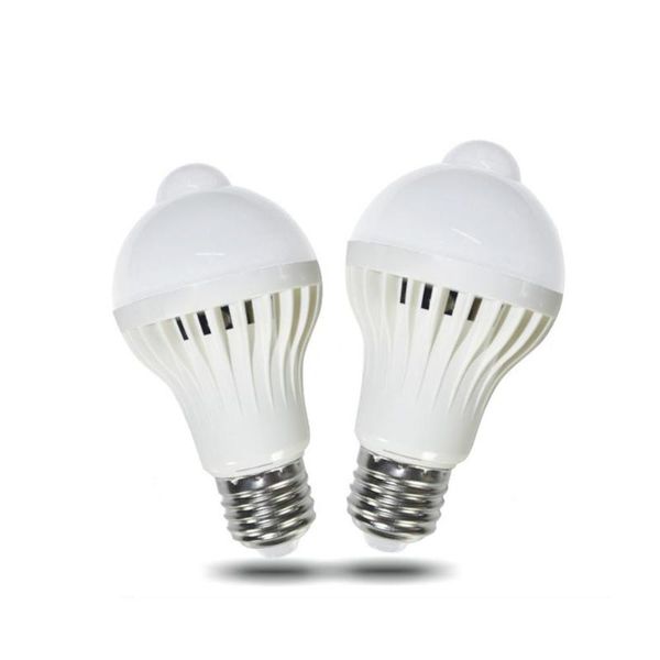 

bulbs led pir human body infrared sensor bulb smart lighting 85-265v
