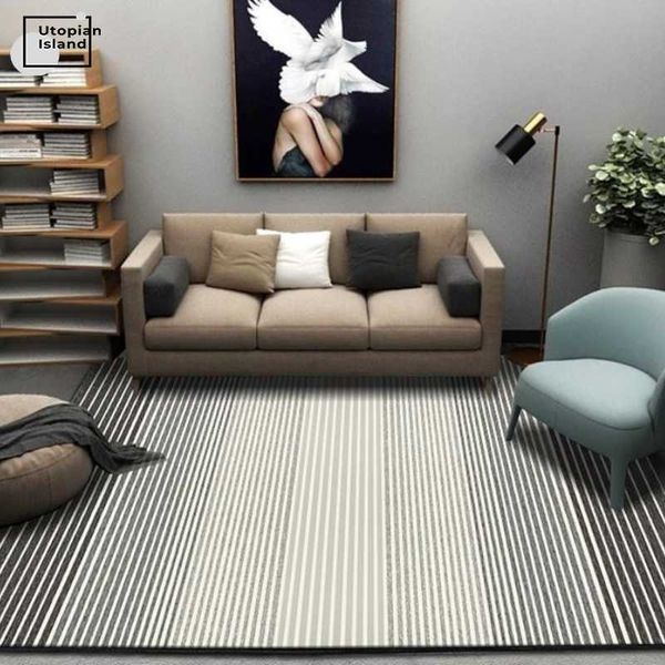 

carpets rectangular for living room black and white gradient bedroom washable carpet non slip tappeto 3d rug
