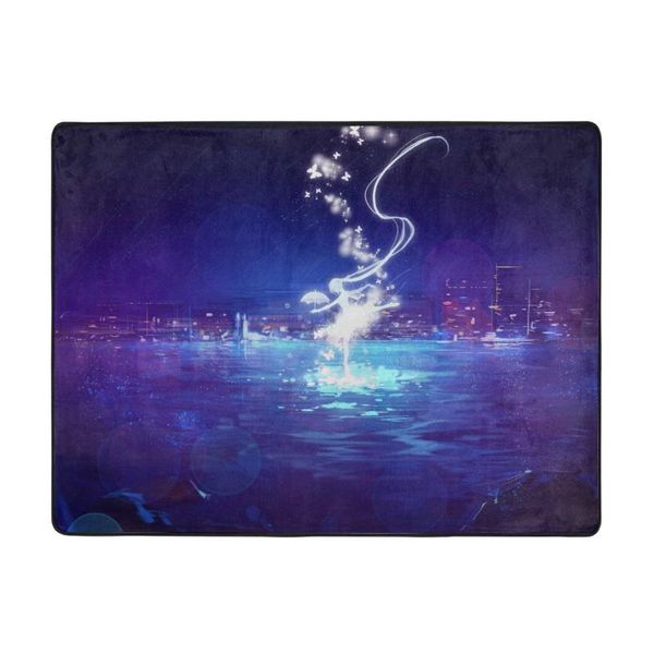 

carpets living room,kitchen,bedroom,cartoon carpet,faeries girl carpet 63 x 48 in