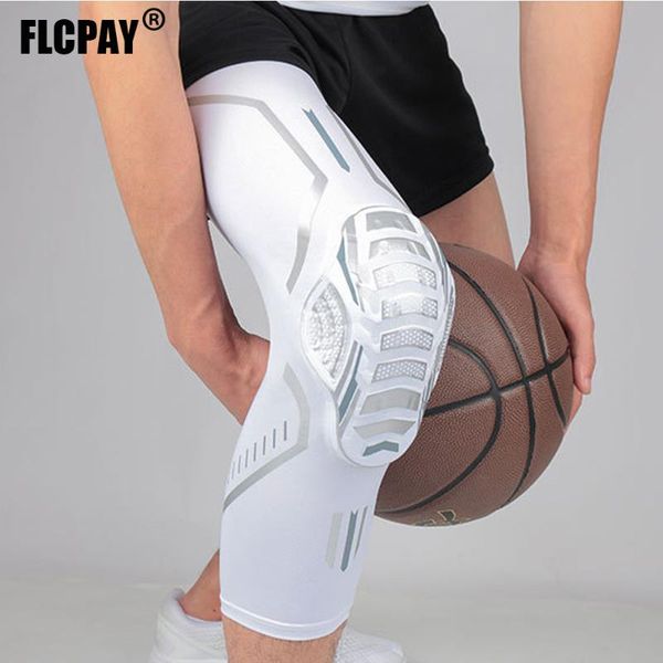 

sports anti-collision knee pads fitness breathable protective leggings basketball running gear elbow &, Black;gray