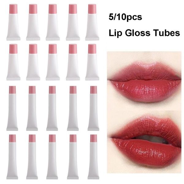 

storage bottles & jars 5/10 empty lip gloss tube sample bottle diy glaze portable cosmetic container