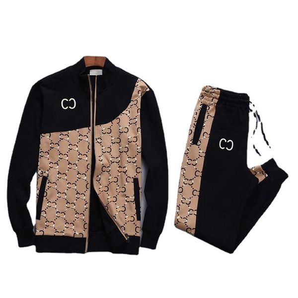 

2021 monclair jackets mens tracksuit sweat suits sports fashion men hoodies jackets casual tracksuits jogger jacket street coats suit asian, Gray