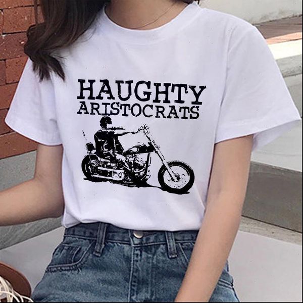 

harajuku white women t shirt fashion street locomotive printing shirts summer short sleeve streetwear