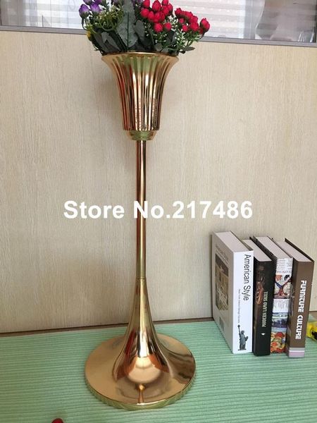 

party decoration style gold metal candlestick centerpiece for wedding event sunmood59