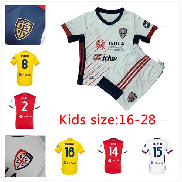 

2021 Cagliari Calcio soccer jersey home JOAO PEDRO NANDEZ CERRI 20/21 Men soccer shirts away customized Football uniforms, Home kids