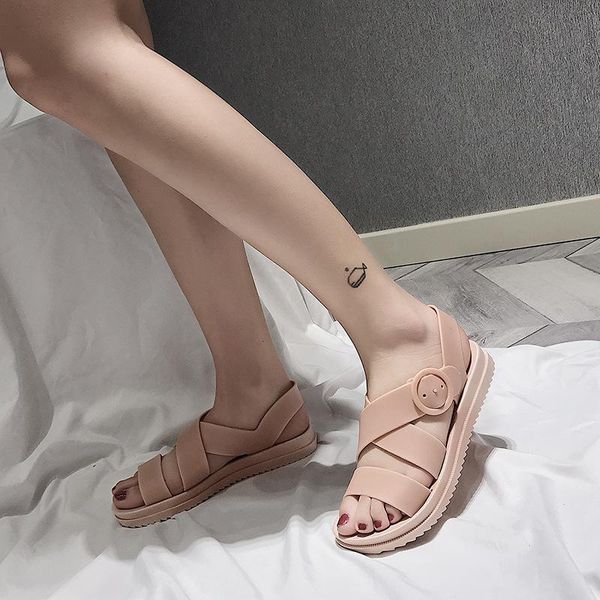 

women sandals flat beach shoes casual flip flop ladies summer woman chaussures femme pink female, Black