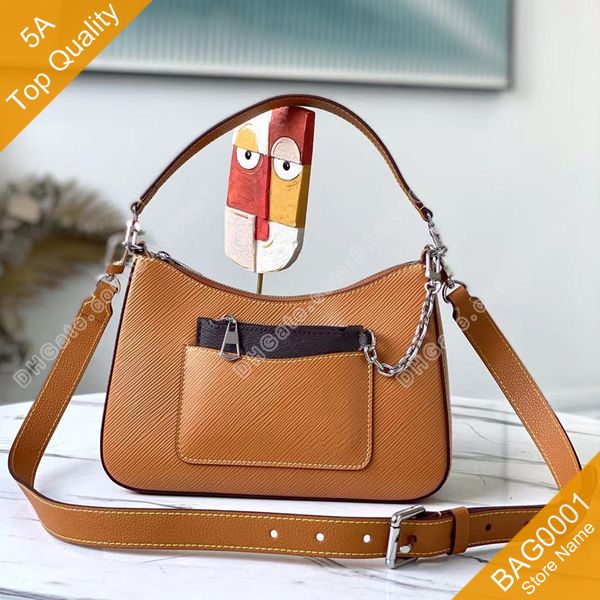 

marelle bags grace handbag leather hobos lady shoulder bag m80688 cross body plain pocket wallet with box b083 bag0001 5a quality