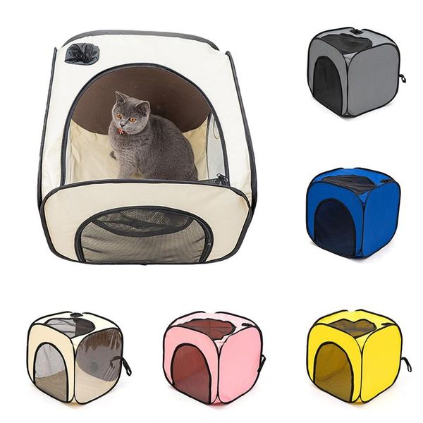 

kennels & pens pet drying box portable foldable dry room hair dryer clean grooming house cage for cats/dogs