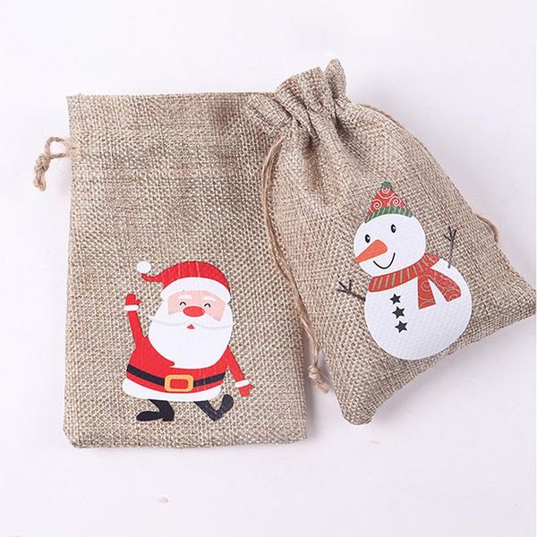 

gift wrap christmas candy bag santa claus drawstring reusable present bags