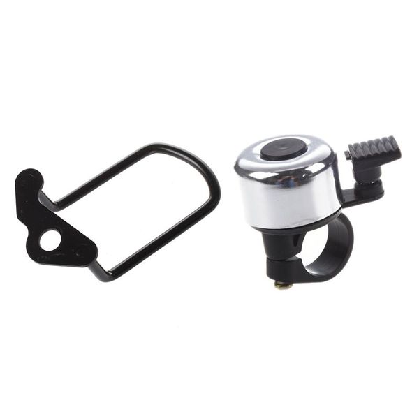 

bike horns bicycle racing mini bell chrome & cycling steel iron rear derailleur chain guard protector black