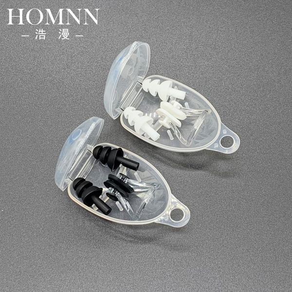 

nose clip professional waterproof swimming silicone ear plugs swim gear surfing zwemmen accessories bi50ne