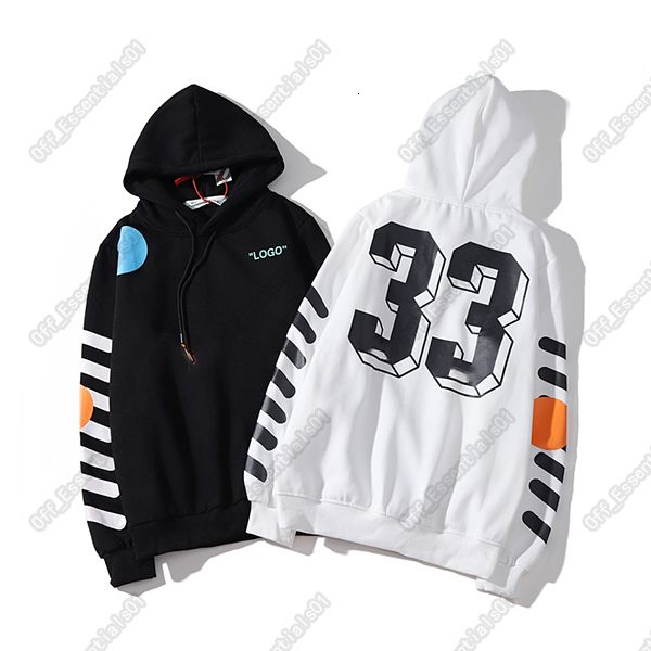 

brand designer mens hooded hoodies 20ss off fashion luxury printed hoodie white wseatshirt designers men s clothing monclair, Black