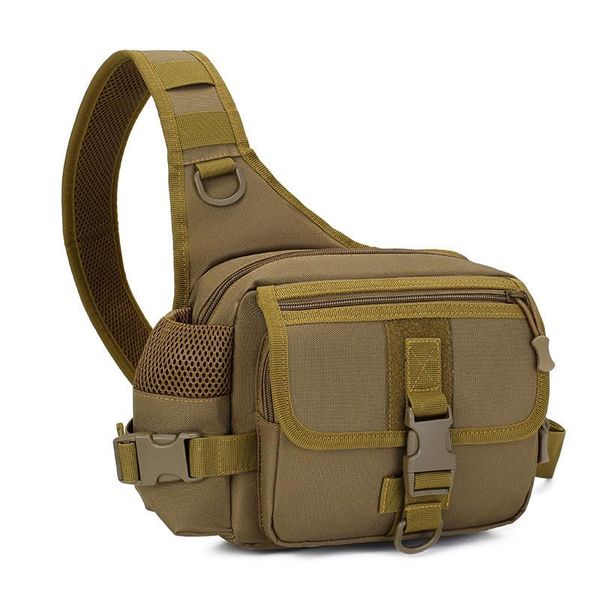 

outdoor tactical crossbody bag multi-pockets quick release buckle zipper for cycling b2cshop bags