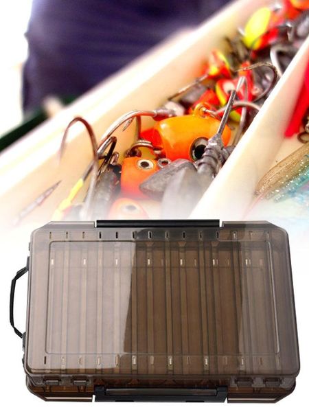 

fishing accessories bait hook box double-sided tackle tool storage