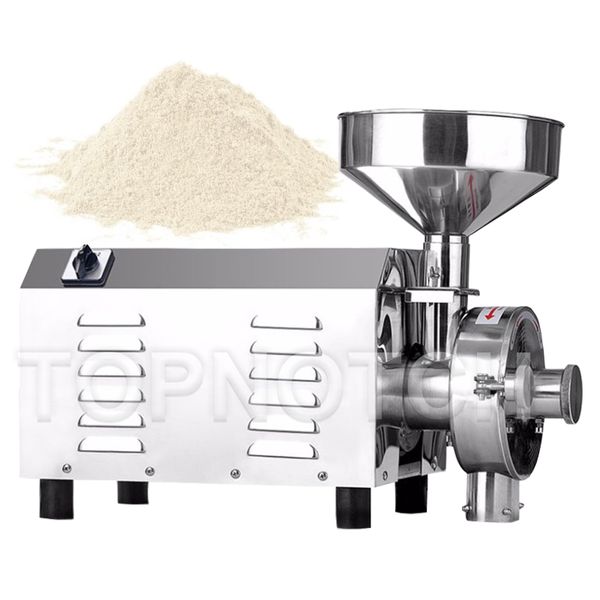 Macchina per la macinazione della polvere fine commerciale Cucina Erbe elettriche Spezie Mais Cocco Cereali Mais Milling Maker