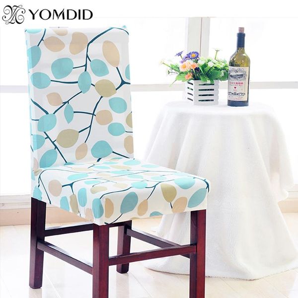 

chair covers removable stretch floral printing cover for wedding banquet home el seat spandex housse de chaise